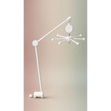 trend wood home Ahşap Bebek Dönence 3'lü Set – 6 Kollu Beyaz Dönence Askısı + Müzik Kutusu Dahil