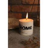 Trend Yankı Beton Mumluk Home (Siyah-Mermer) - 1 Adet
