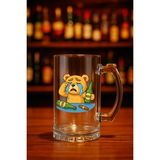 Trend Yankı Bira Bardağı (Teddy Üzgün) - Şeffaf