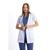 TRENDAY TEKSTİL KISA KOL ORTA BOY DOKTOR HEMŞİRE ÖĞRETMEN ÖNLÜK