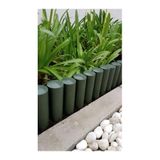trendbahce Plastik Çim Bordürü 2.3 Metre Çim Ayırıcı Yeşil