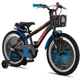Trendbike Vento 20 Jant Siyah Turuncu Mavi Erkek Çocuk Bisikleti