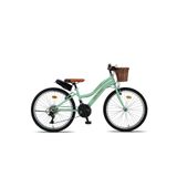 Trendbisiklet Retro Classic 24 Jant 21 Vites - Vintage Bisiklet Mint Yeşili