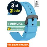 Trendburada Tcl Mt42 Mt42x Mt43 Mt46-Slazenger Akıllı Çocuk Saatleriyle Uyumlu Silikon Saat Kordonu Kayışı A71SYH - Lacivert