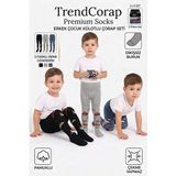 TrendCorap Ekinoks Erkek Çocuk Desenli Külotlu Çorap 3’lü Paket – Yumuşak, Esnek ve Pamuklu (0-1 / 1-2 / 3-4 / 5-6 Yaş) - 1 - 2 Yaş - Renkli