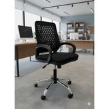 Trendcore Ergonomik File Sırtlı Ofis ve Çalışma Koltuğu – Rahat Sünger Oturum, Yönetici Koltuğu, Metal Ayaklı - Siyah