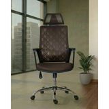 Trendcore Ergonomik Fileli Yönetici Ofis Koltuğu, Başlıklı Çalışma Koltuğu, Bilgisayar Koltuğu Home Office Koltuğu Kahverengi