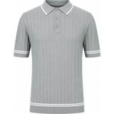 Trender 17367 Düğmeli Yeşil - Beyaz Erkek Polo Yaka T-Shirt 26YGT3000001 - Açık Yeşil - Beyaz
