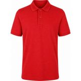 Trender 2127 Düz Pike Kırmızı Erkek Polo Yaka T-Shirt 26YL71L58019