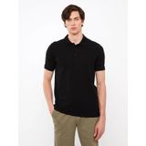 Trender 2127 Siyah Düz Pike Erkek T-shirt