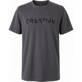 Trender 226-29 Creative Baskı Modal Octavian Gri Erkek T-Shirt 26YG08000022