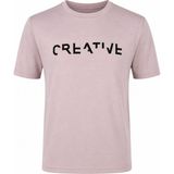 Trender 226-29 Creative Baskı Modal Octavian Vizon Erkek T-Shirt 26YG08000022