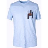 Trender 26Y595000001 Açık Mavi Erkek T-Shirt Desert O Yaka Baskılı - 2XL