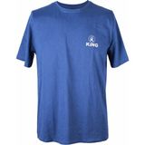 Trender 26Y595000003 Indigo Erkek T-Shirt King O Yaka - İndigo - M