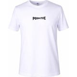 Trender 26Y595000005 Erkek T-Shirt Perspevtive O Yaka Baskılı - Beyaz