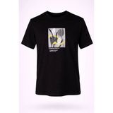 Trender 26Y595000006 Erkek T-Shirt Random O Yaka Baskıl - 5-Siyah