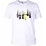 Trender 26Y595000007 Erkek T-Shirt Star Sky O Yaka - Beyaz