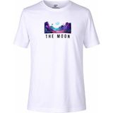 Trender 26Y595000008 Erkek T-Shirt The Moon O Yaka Baskılı - Beyaz - XL