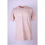 Trender 26YDT1000023 Erkek T-Shirt Desen Enjeksiyon - Açık Taş - L