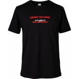 Trender 26YDT1000024 Siyah Erkek T-Shirt Zero To One O Yaka - 5-Siyah - M