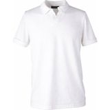 Trender 26YSS9000022 Beyaz Erkek Polo Yaka T-Shirt Fitilli Yarım Patlı