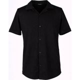 Trender 26YSS9000032 Siyah Erkek Gömlek Fitilli - XL