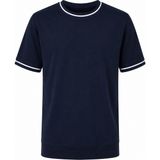 Trender 4035 O Yaka 36/1 Interlok Indigo Erkek T-Shirt 26YL71L58057 - İndigo