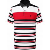 Trender 457 Kot Yaka Ringel Siyah Erkek Polo Yaka T-Shirt 26YK37000017