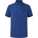 Trender 679 Kot Yaka Indigo Erkek Polo Yaka T-Shirt 26YK37000018 - İndigo