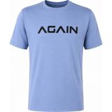 Trender Again Baskı Modal Octavian Buz Mavisi Erkek T-Shirt 226-30