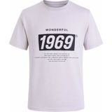 Trender Baskı Süpreme Gri Erkek T-Shirt 226-22 1969 - XL