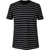 Trender Çizgili Siyah Erkek T-Shirt 4039 - XL