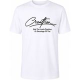 Trender Creativizm Baskı Süpreme Beyaz Erkek T-Shirt 226-16 - XL