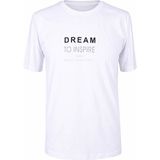 Trender Dream To Inspire Baskı Süpreme Beyaz Erkek T-Shirt 226-08 - L