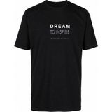 Trender Dream To Inspire Baskı Süpreme Siyah Erkek T-Shirt 226-08