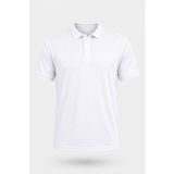 Trender Düğmeli Beyaz Erkek Polo Yaka T-Shirt 4049