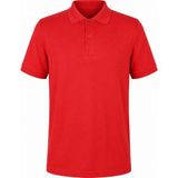 Trender Düz Pike Kırmızı Erkek Polo Yaka T-Shirt 2061