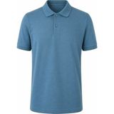 Trender Düz Pike Polo Yaka Erkek T-Shirt 2127 Mavi