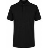 Trender Düz Pike Siyah Erkek Polo Yaka T-Shirt 2061