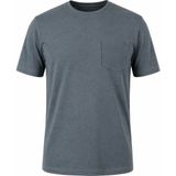 Trender Flamlı Cepli Sıfır Yaka Yeşil Erkek T-Shirt 2000