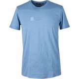 Trender Flamlı Süprem Duble Kol Saks Erkek T-Shirt 2735