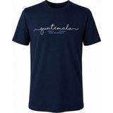 Trender Guetemala Baskı Süpreme Indigo Erkek T-Shirt 226-06 - İndigo