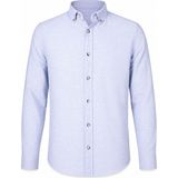 Trender Hasır Keten Mavi Erkek Gömlek 26YEH2000006 - XL