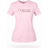 Trender L'mour Yazılı O Yaka Kadın T-Shirt 26YDT1000006 - Pembe