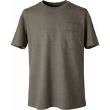 Trender Modelli Cepli O Yaka Haki Erkek T-Shirt 2351-1 - XL