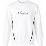 Trender New Jersey Baskı Biyeli 2 Ip Ekru Kız Çocuk Sweatshirt 26YSS2000018 - 9 - 10 Yaş