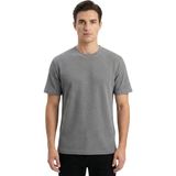 Trender O Yaka Amerikan Pike Erkek T-Shirt 2387 Açık Gri - L