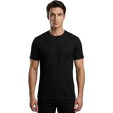 Trender O Yaka Erkek T-Shirt 4025 Siyah - L