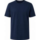 Trender O Yaka Keten Lacivert Erkek T-Shirt 4048