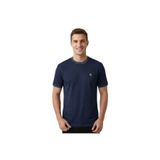 trender O Yaka Yaka Ve Kol Garnili Erkek T-Shirt Modal Lacivert